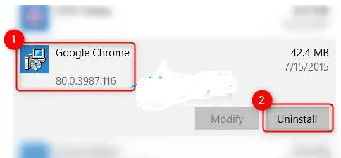 如何卸载谷歌浏览器6