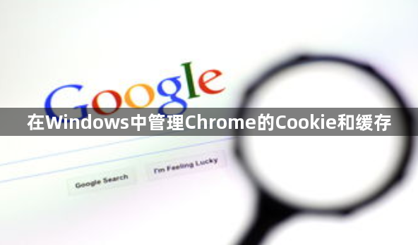 在Windows中管理Chrome的Cookie和缓存1